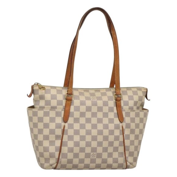 LOUIS VUITTON Damier Azur Totally PM Tote Bag N51261 LV Auth PP514 - Picture 1 of 16